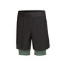 Pro Trail 2in1 Running Shorts Men-Grey,Green