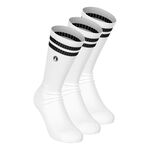 Quiet Please Clothing Quiet Please College Tennis Socks 3 Pack-White