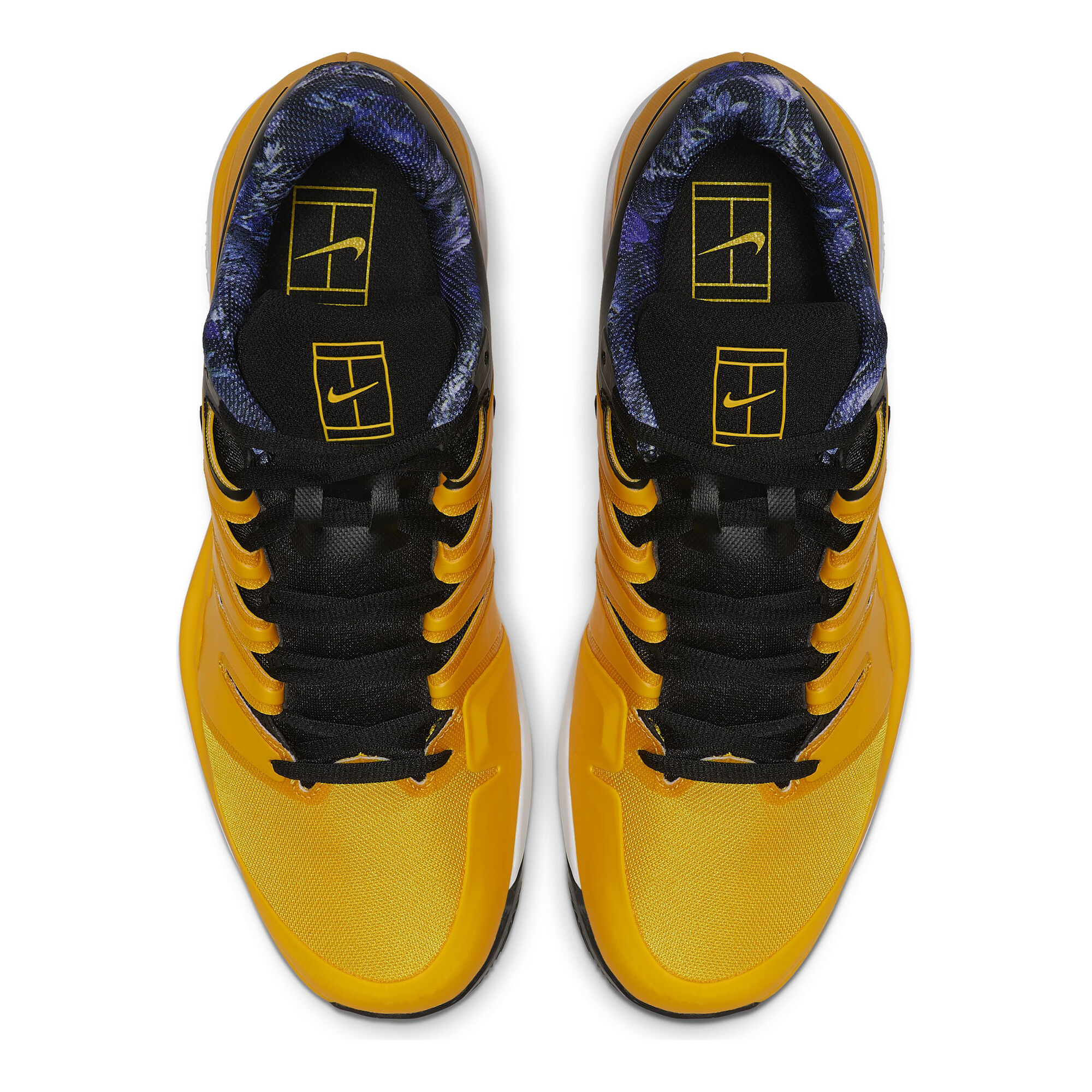 Buy Nike Air Zoom Vapor X Clay Court Shoe Men Golden Yellow, Black ...