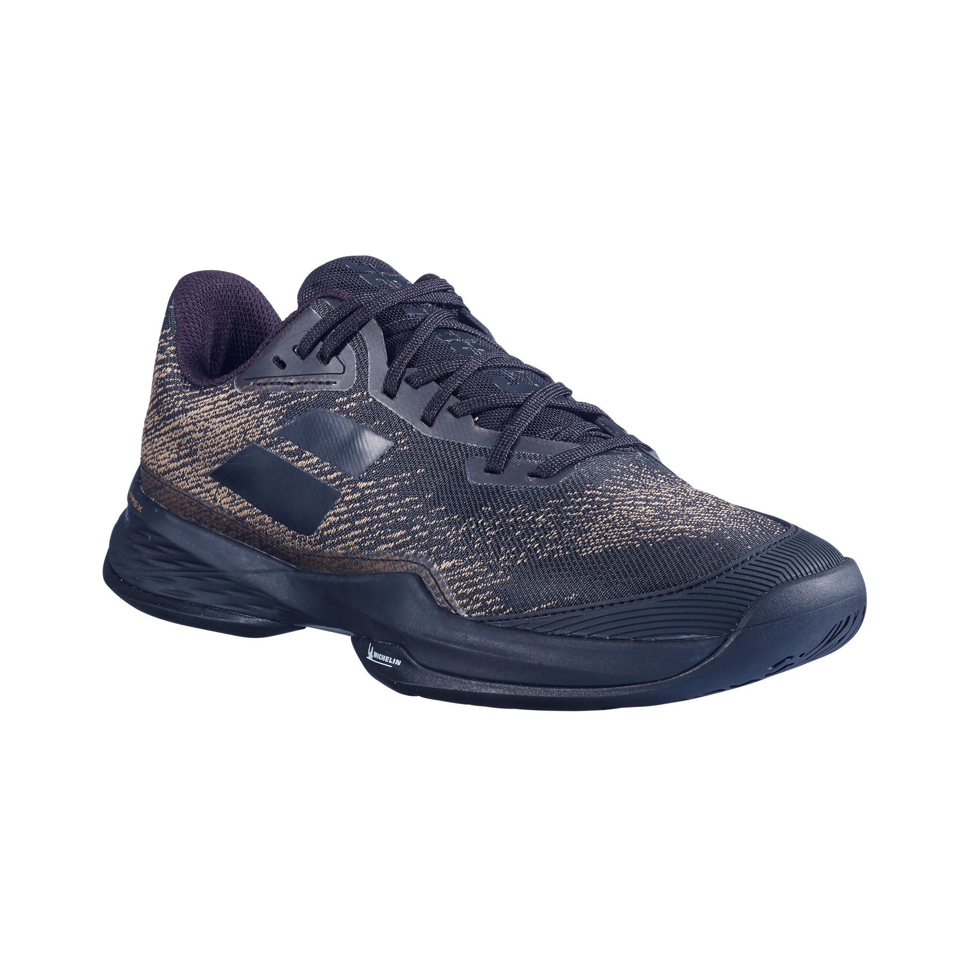 buy Babolat Jet Mach 3 Wide All Court Shoe Men - Black, Gold online | Tennis-Point