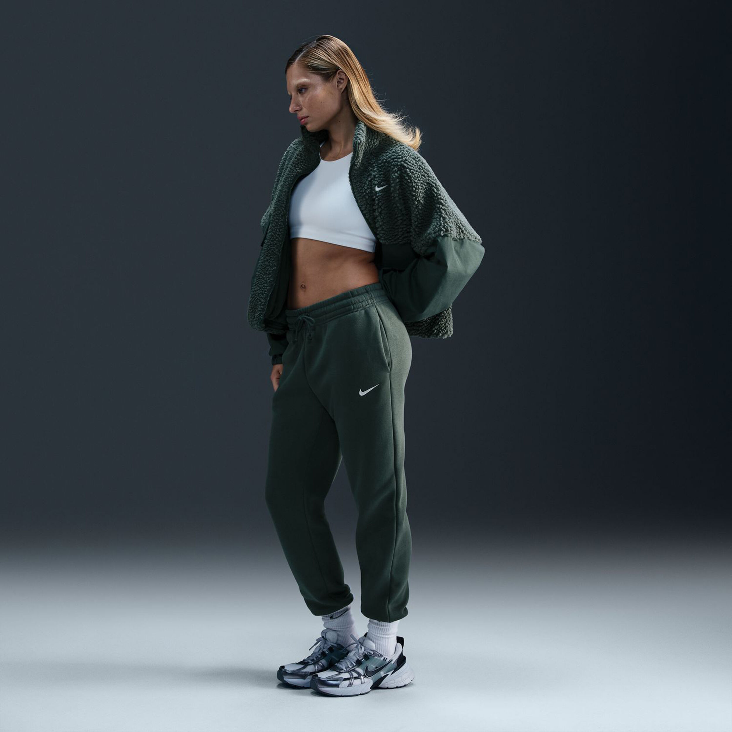 Phoenix Fleece Training Pants Women Green