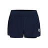 Crew 2in1 Shorts Women-Dark Blue