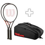 Wilson 2x CLASH 100 V3.0 FRM plus Schlägertasche