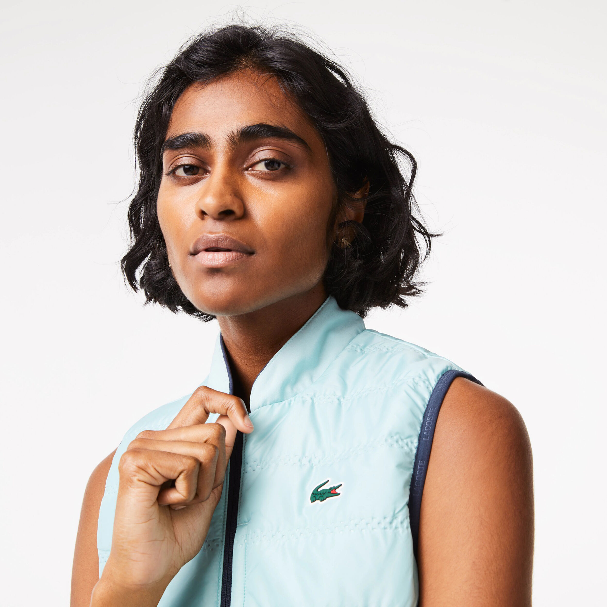 Lacoste store vest tops