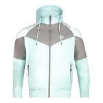 BIDI BADU Jibba Tech Windbreaker - mint/ grey/ white