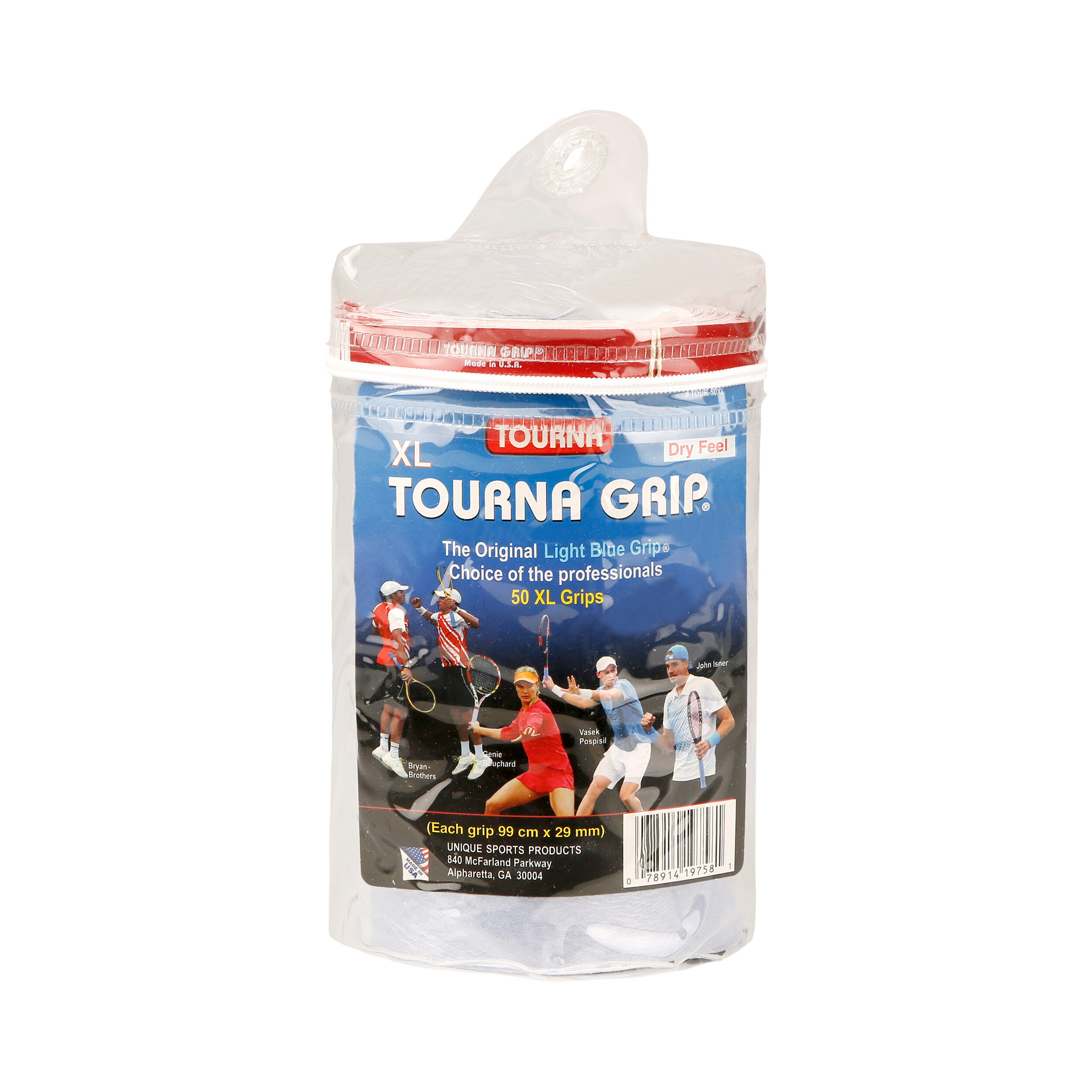 Buy Tourna Grip Tour XL 50 Pack Blue online Tennis Point UK