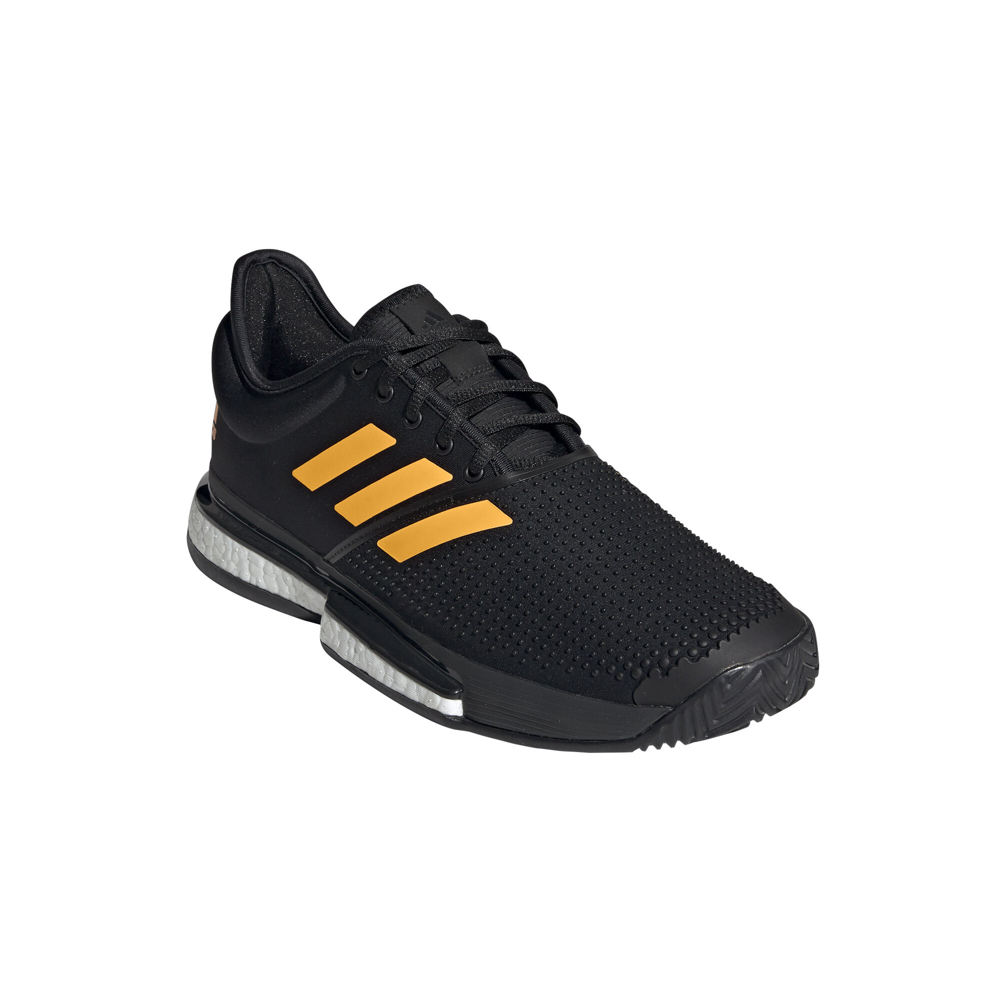 buy adidas Sole Court Boost All Court Shoe Men - Black, Orange online | Tennis-Point
