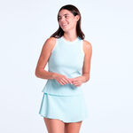 Lucky in Love Clothing Lucky in Love Paris Weave Tank Top Women - light blue, white