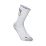ASICS Clothing ASICS Performance Run Crew  Running Socks - white, yellow