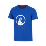 Quiet Please Tennis apparel Quiet Please Advantage Logo T-Shirt Boys - blue, white
