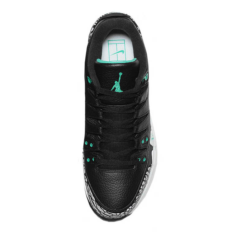 Roger federer jordan 3 black best sale
