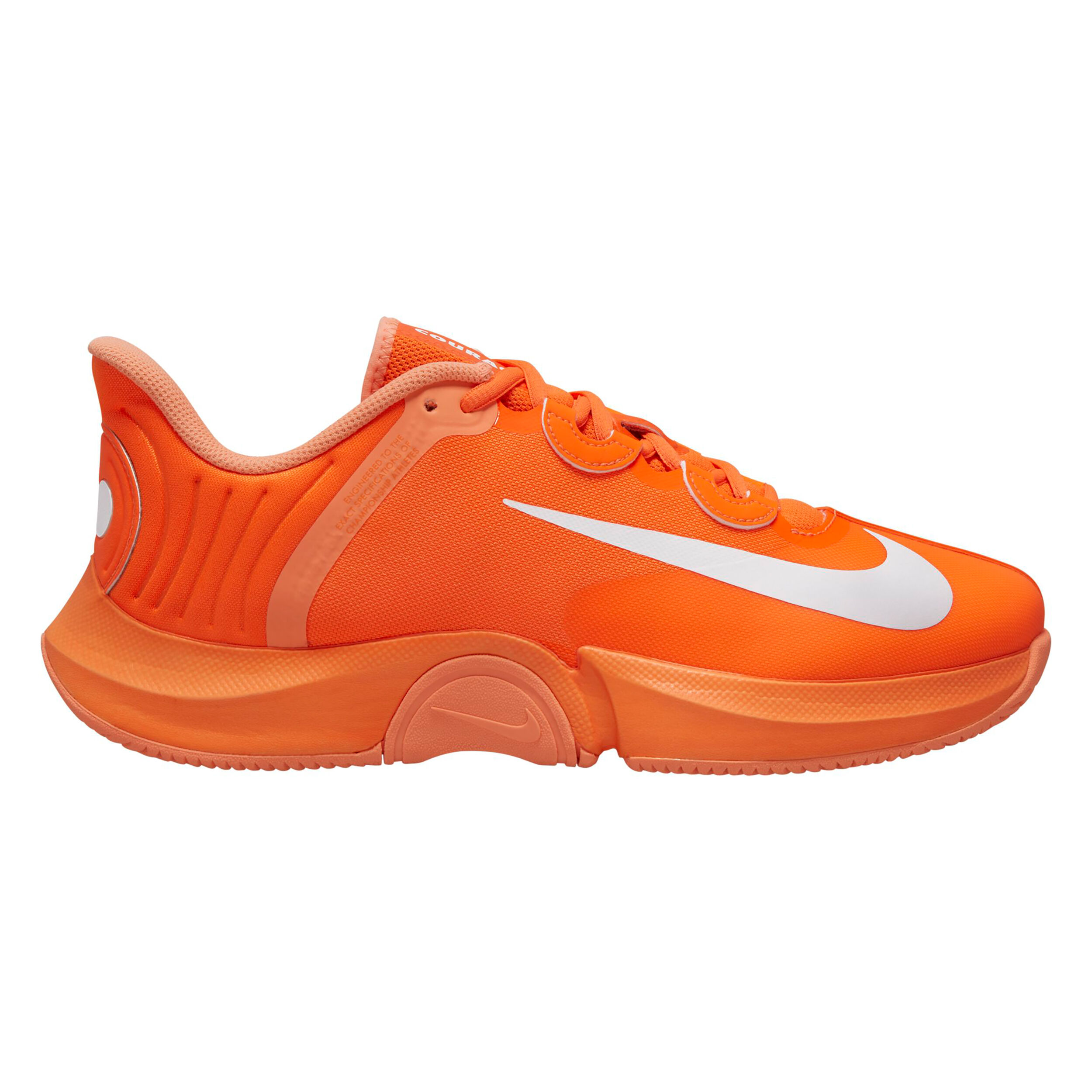 Orange nike tennis shoes sales