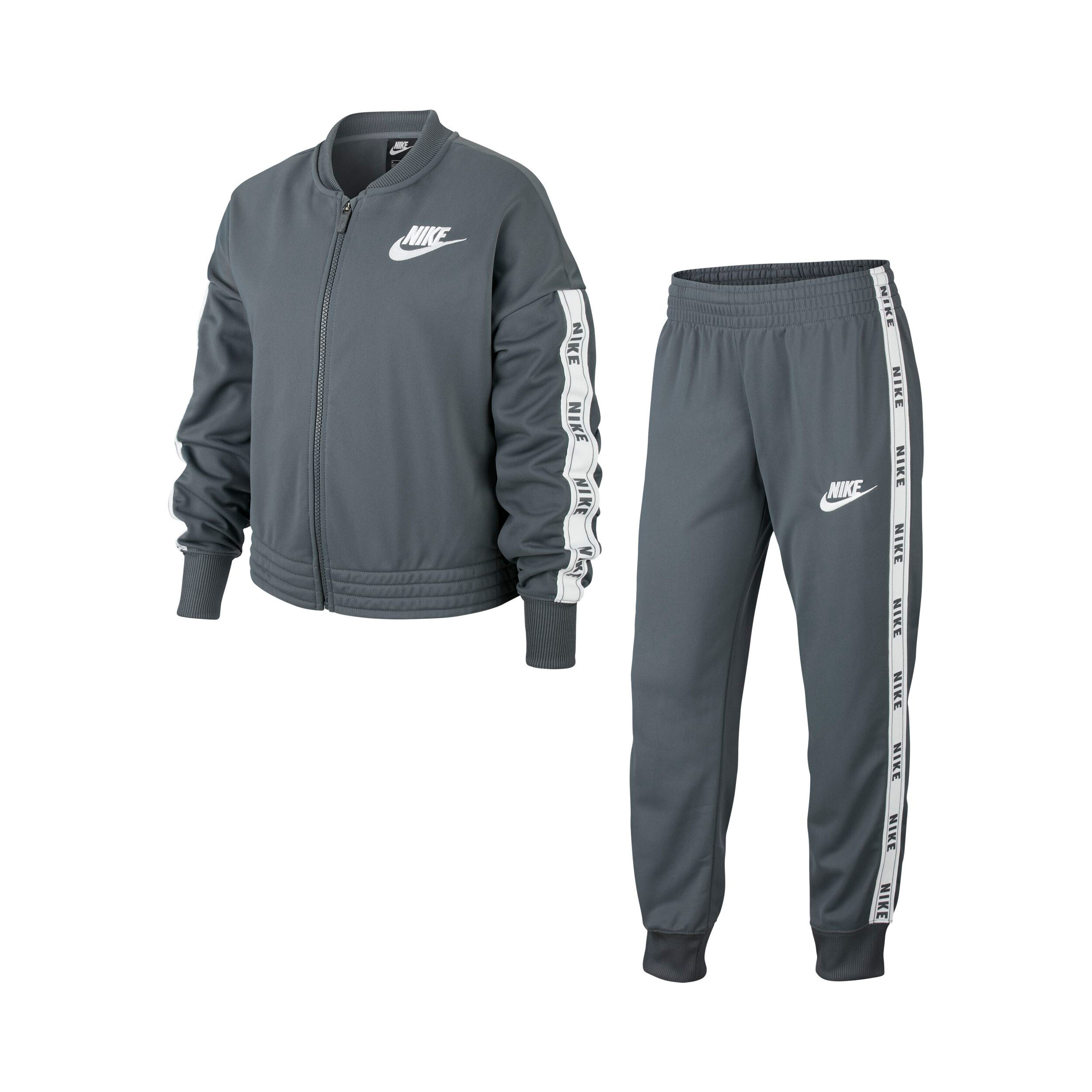 Buy Nike Sportswear Tracksuit Girls Grey White online Tennis Point UK