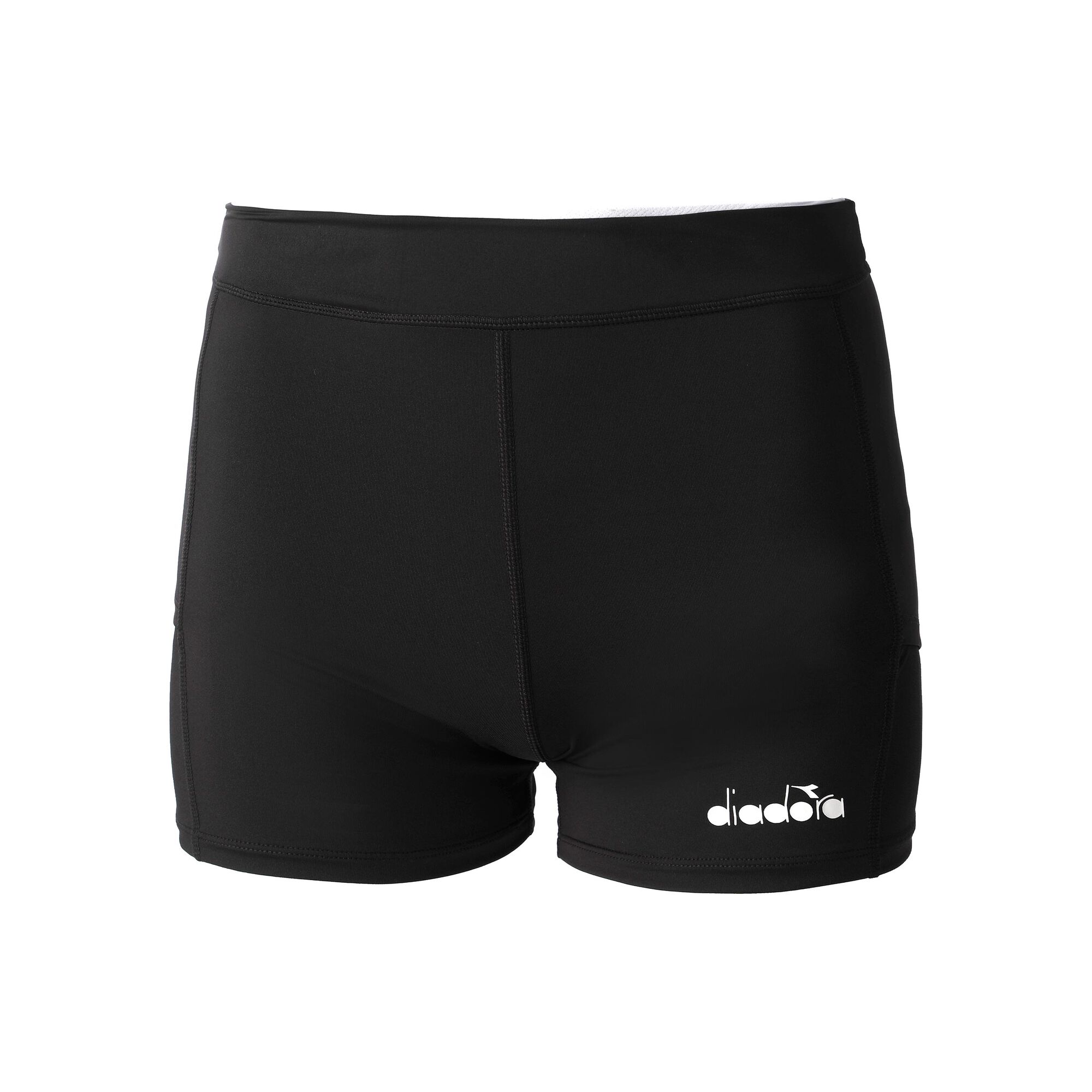 buy Diadora Pocket Ball Shorts Women Black, White online TennisPoint