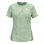Odlo Clothing Odlo Zeroweight Engineered Chill-Tec Running Shirt Women-Sage