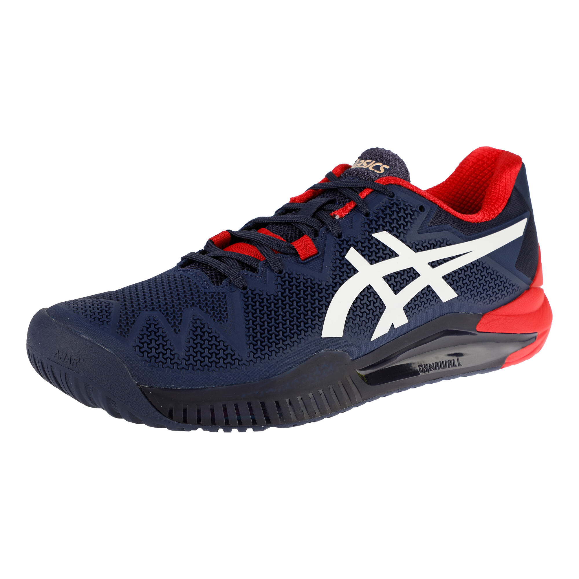 buy Asics Gel-Resolution 8 All Court Shoe Men - Dark Blue, Red online ...