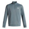 Quarter Half-Zip Long sleeve Men - light blue, 