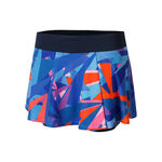 BIDI BADU Clothing BIDI BADU Spike Printed Wavy Skirt Women-Dark Blue,Blue