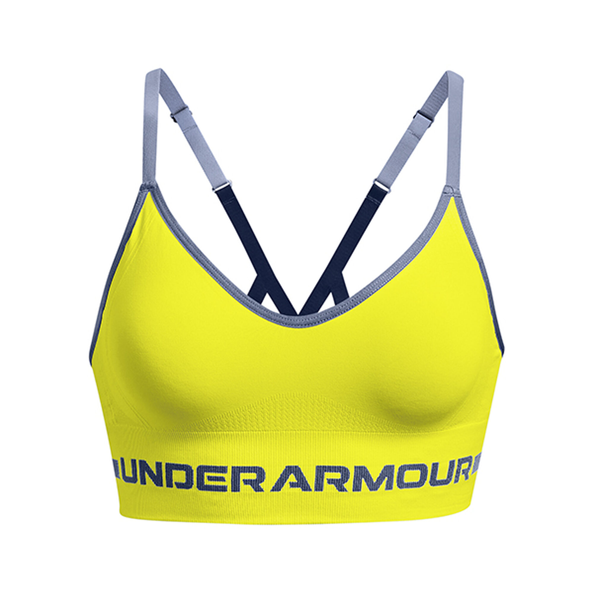 Buy Under Armour Seamless Low Long Sports Bras Women Yellow online