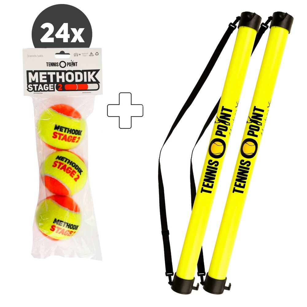 Tennis-Point 24x 3 Pack (Stage 2) plus ball tube Tennis-Point 24x 3 Pack (Stage 2) plus ball tube