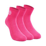 BIDI BADU Clothing BIDI BADU Anchor Ankle Move Tennis Socks 3 Pack-Pink