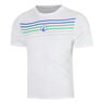 Trainings Stripe T-Shirt Men - white, orange