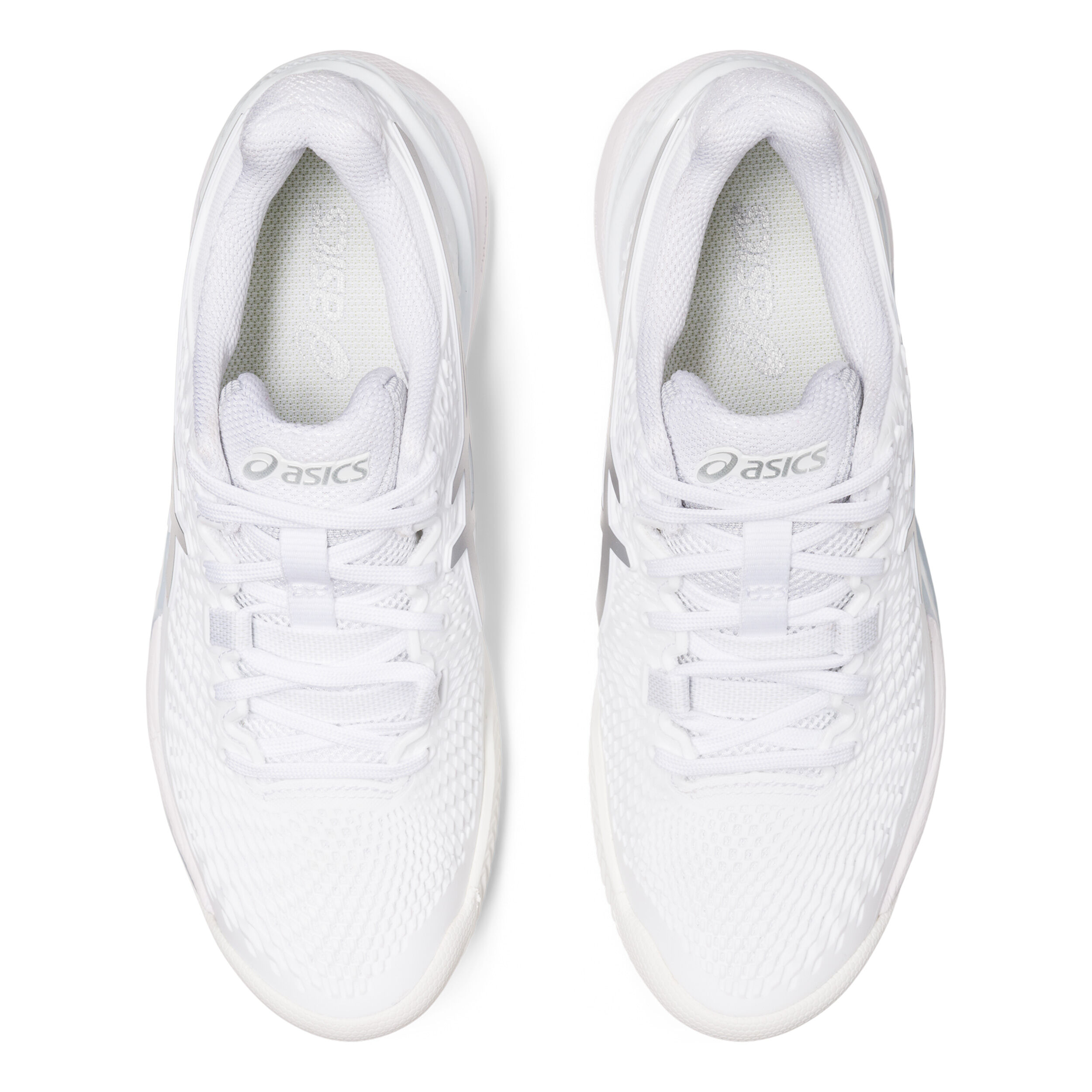 Asics shoes kids on sale silver
