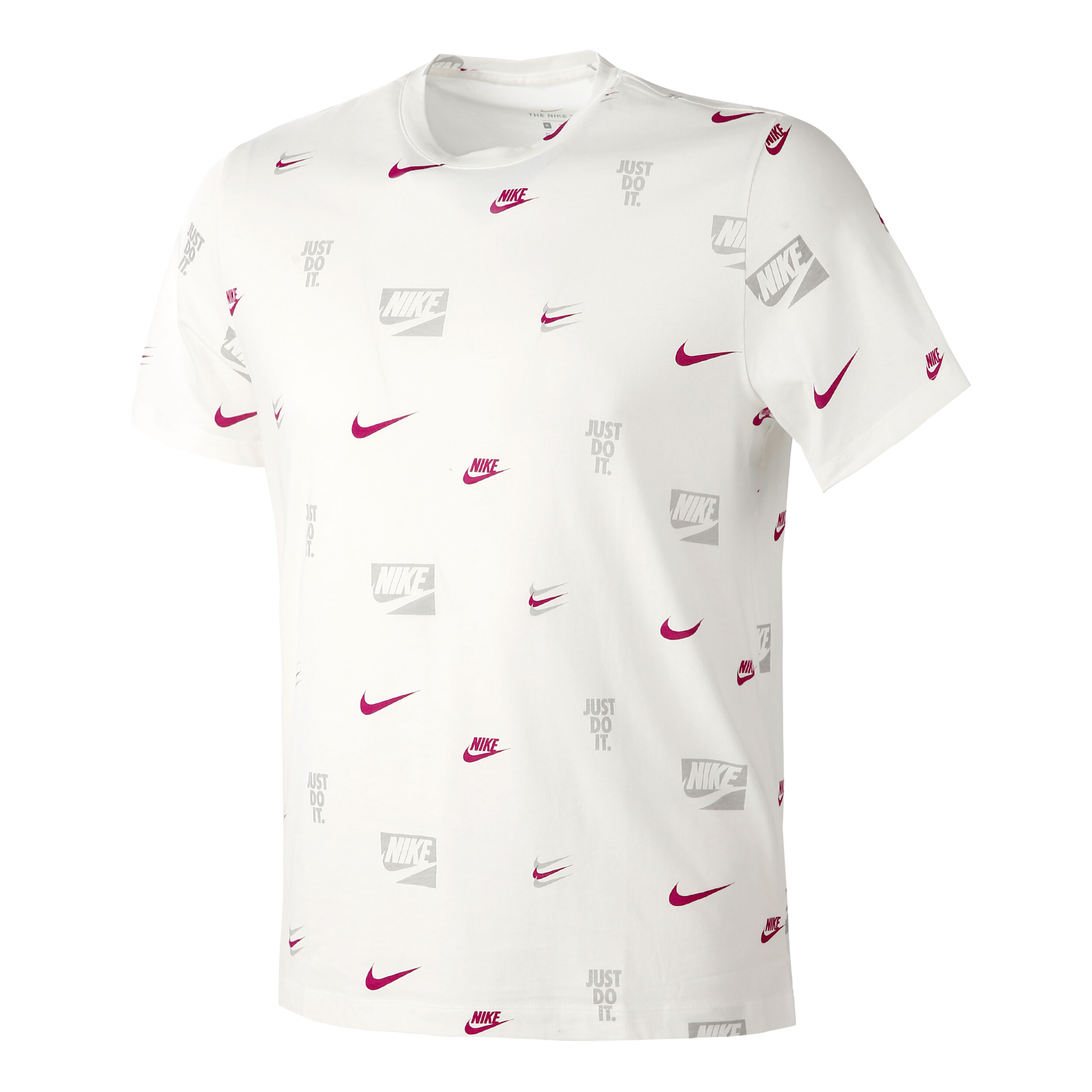 Nike shirt with just do it all over deals
