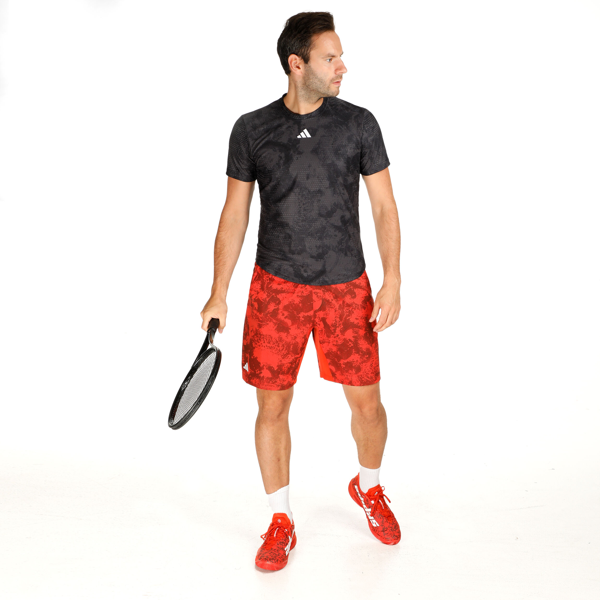 Red tennis shorts on sale