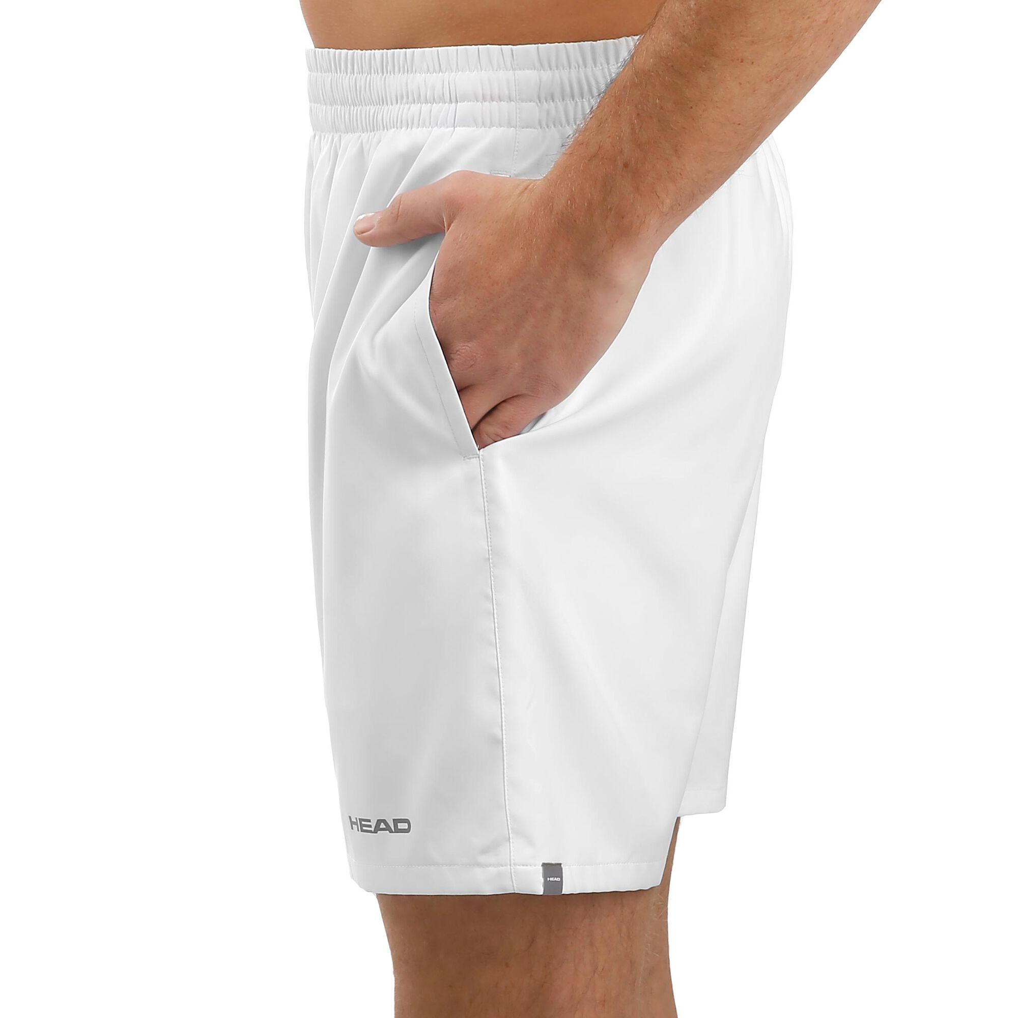 buy HEAD Club 7in Shorts Men White, Silver online TennisPoint
