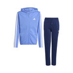 adidas Clothing adidas 3Stripes Ft Tracksuit Boys-Light Blue,Dark Blue