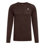 Odlo Clothing Odlo Essential Seamless Long Sleeve Men-Brown