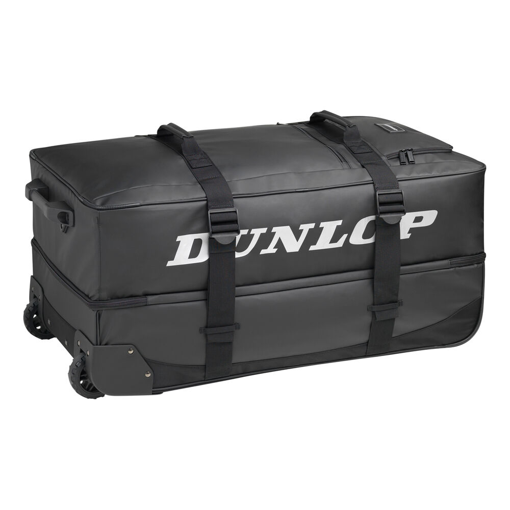 Dunlop Pro Wheelie Travel Bag-Black,White black
