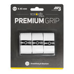 Tennis-Point Overgrips Tennis-Point Premium Grip 3 Pack-White