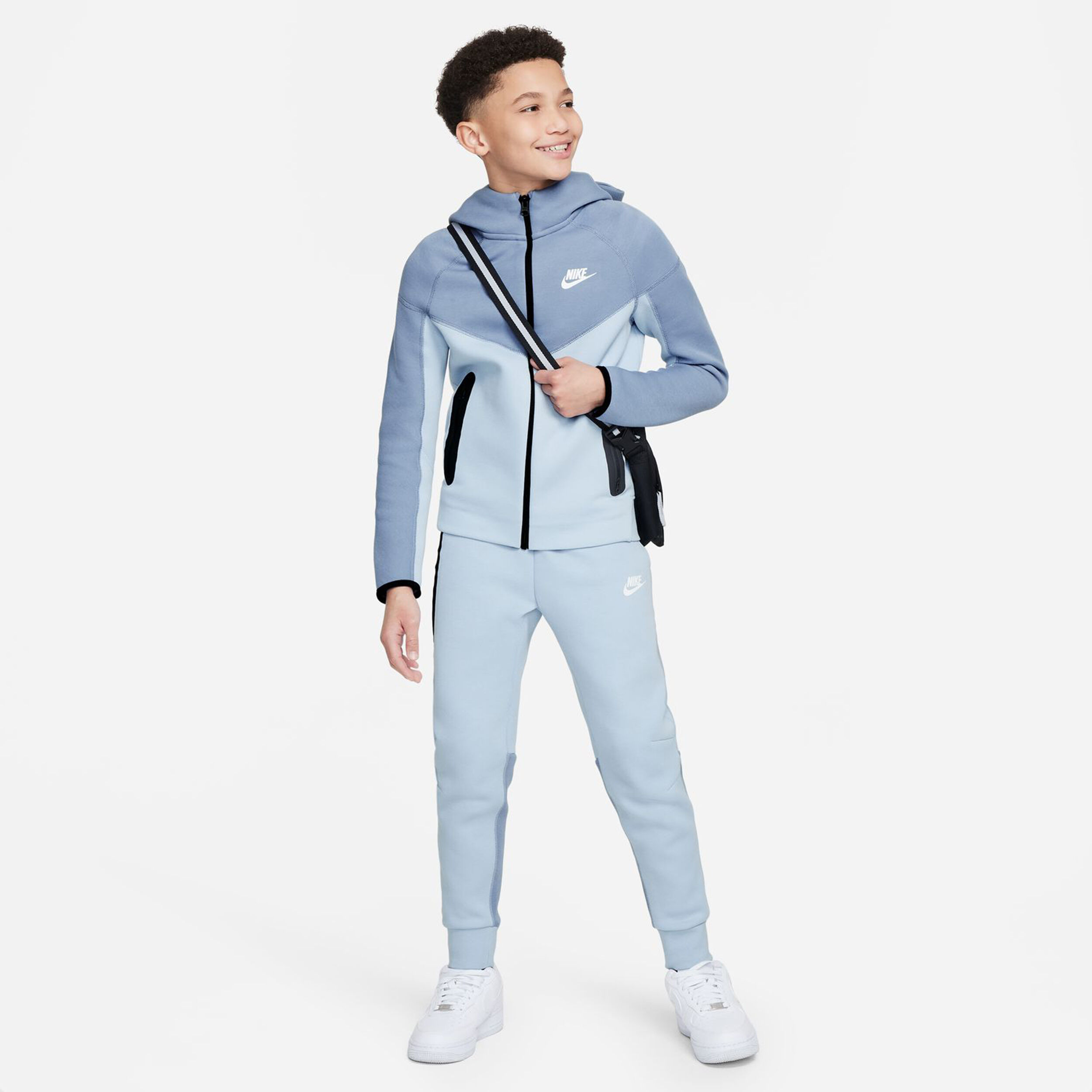 Nike tech baby blue tracksuit outlet