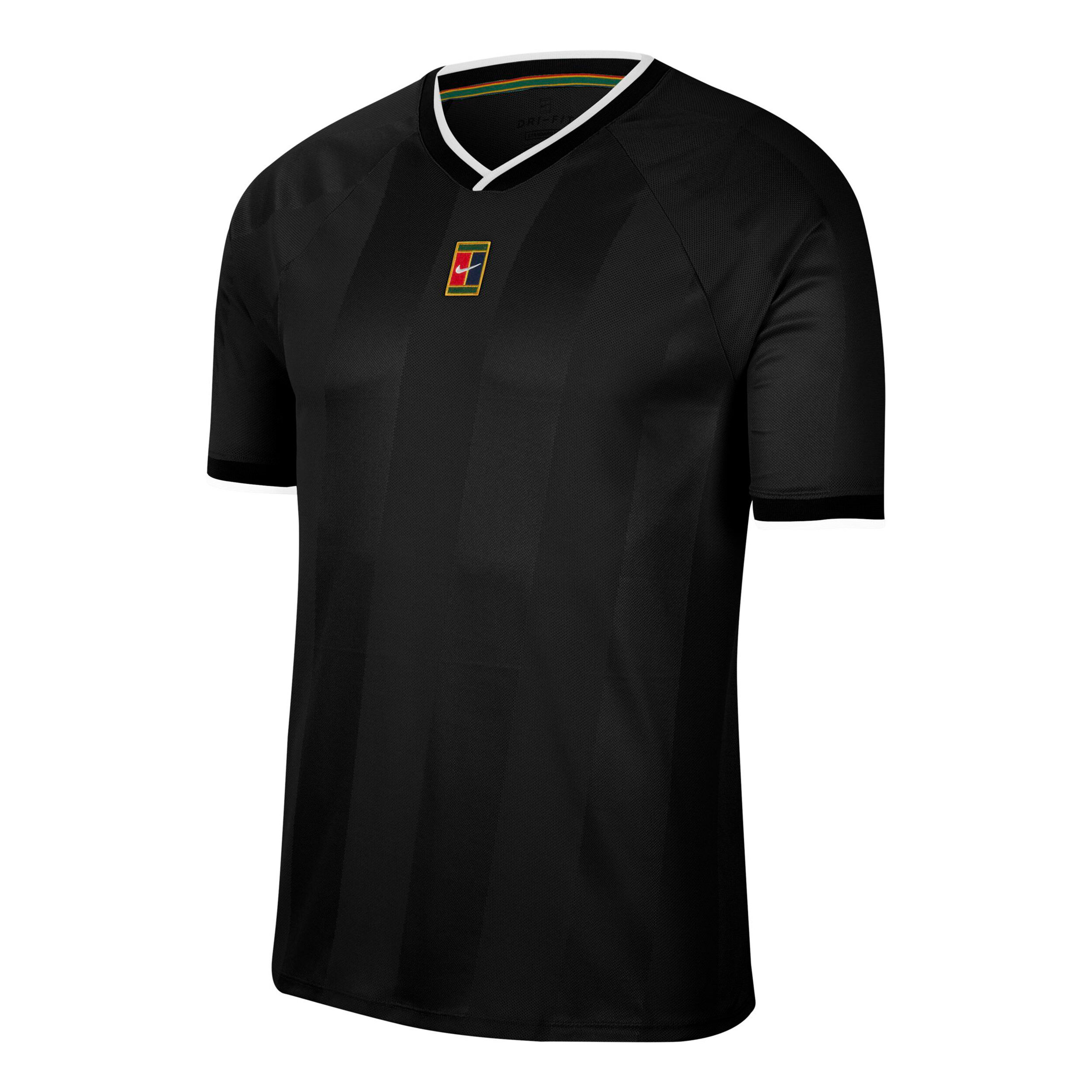 Court Breathe Slam T Shirt Men Black White