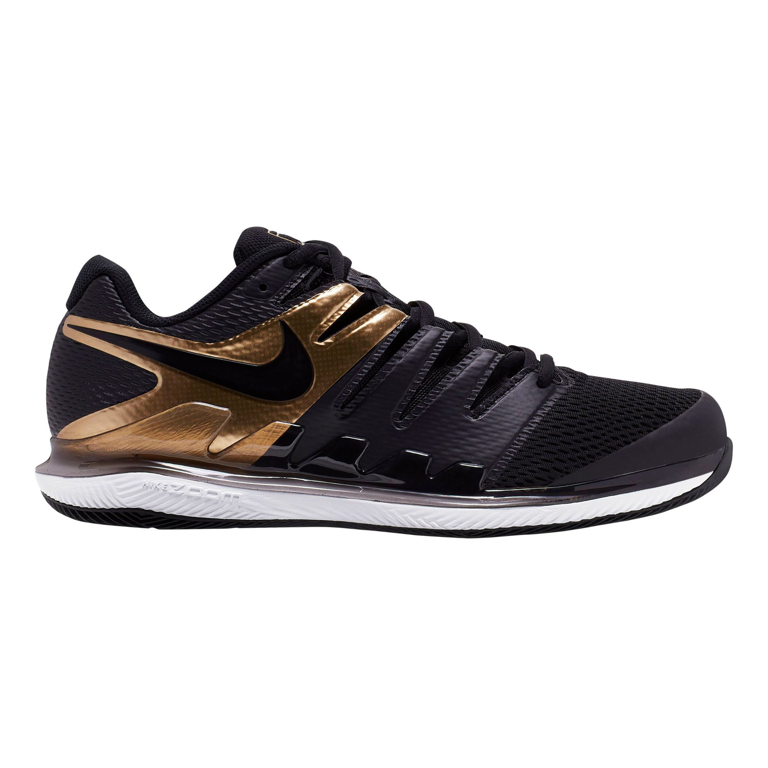 nike air zoom black and gold