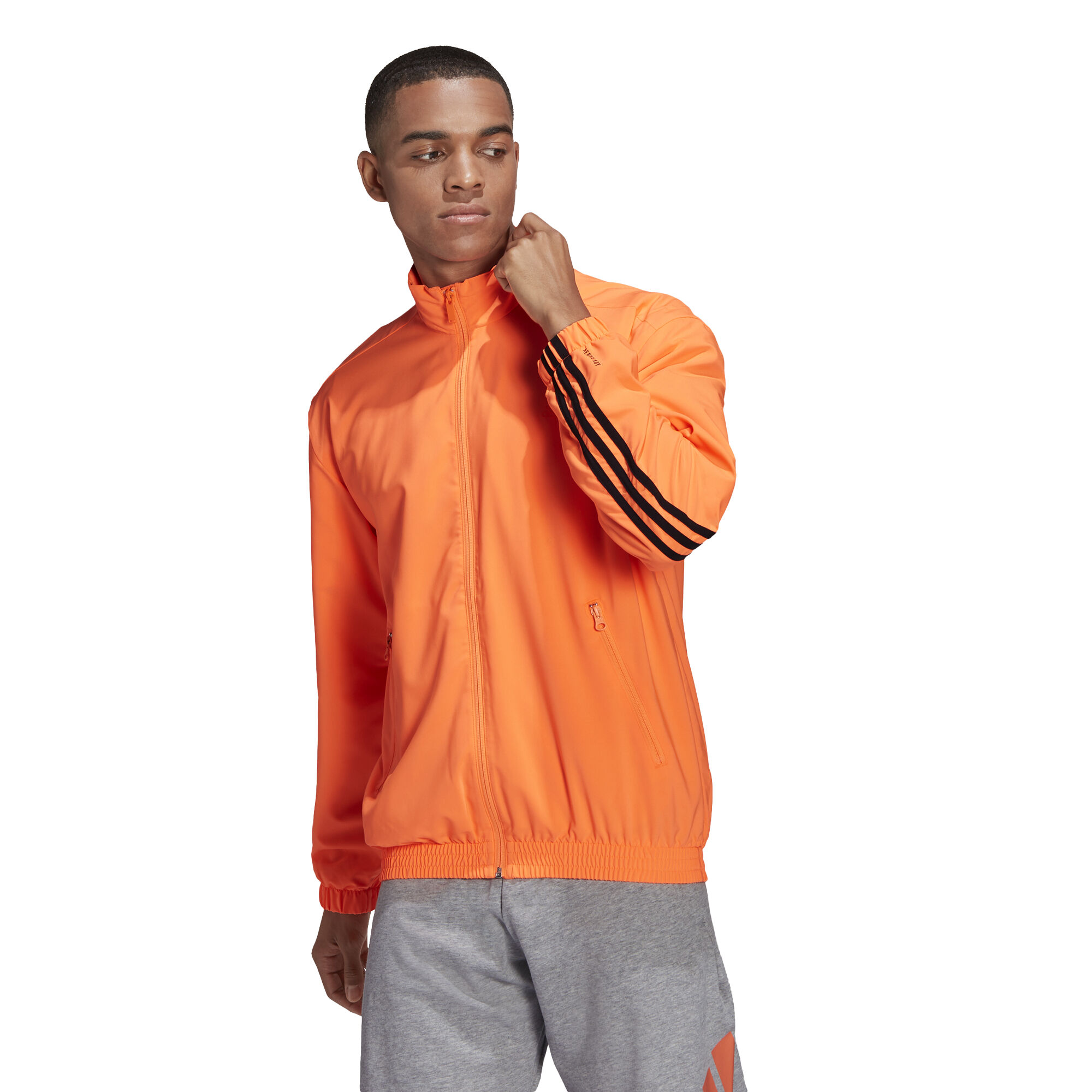 Mens orange adidas jacket store