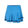 Long Pleat Tier Skirt Women-Blue,Black