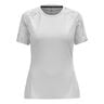 Essential Print Crew Neck Running Shirt Women-White