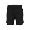 X-Alp Trail 6in 2in1 Running Shorts Men-Black