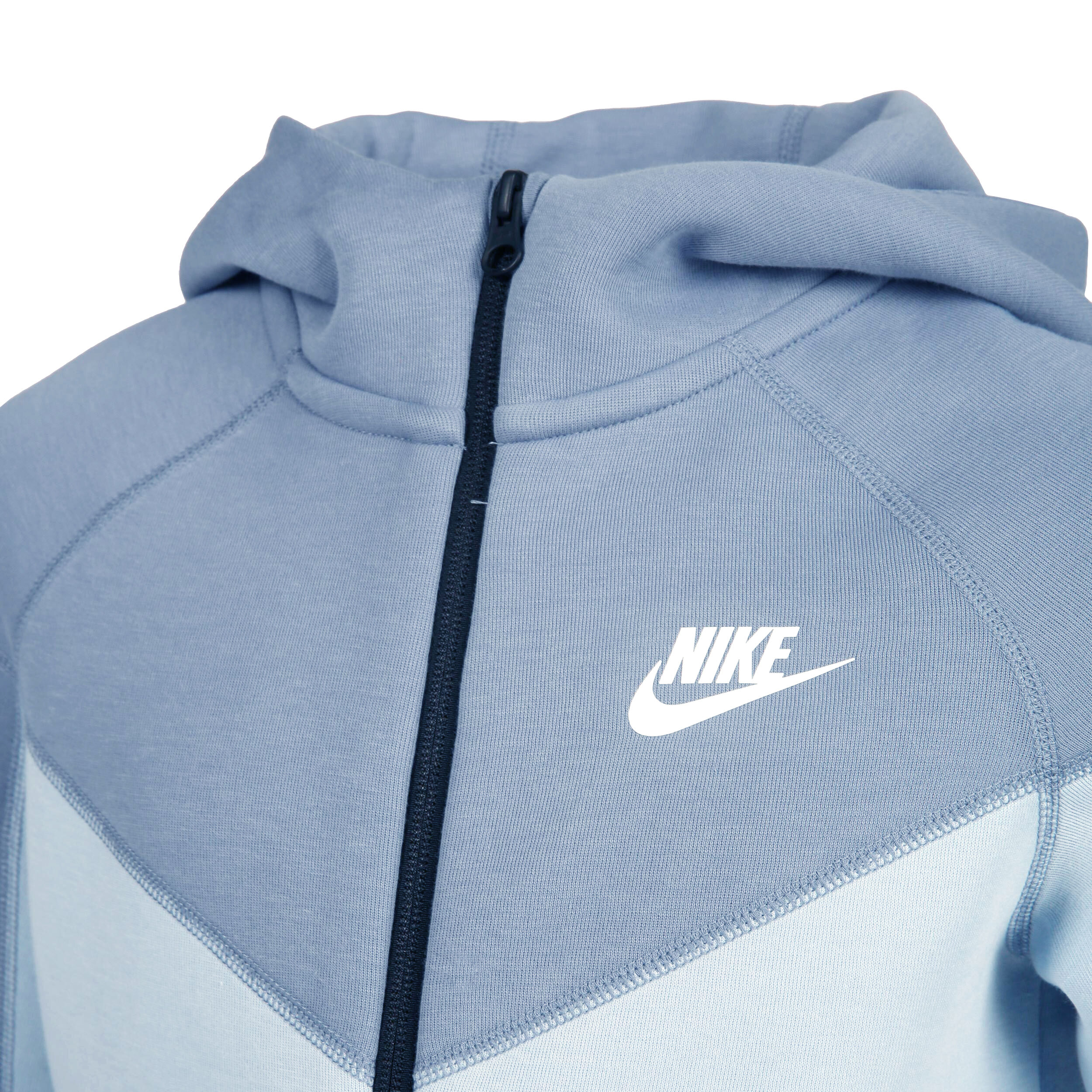 Buy Nike Tech Fleece Full Zip Hoodie Boys Light Blue Grey online Tennis Point UK