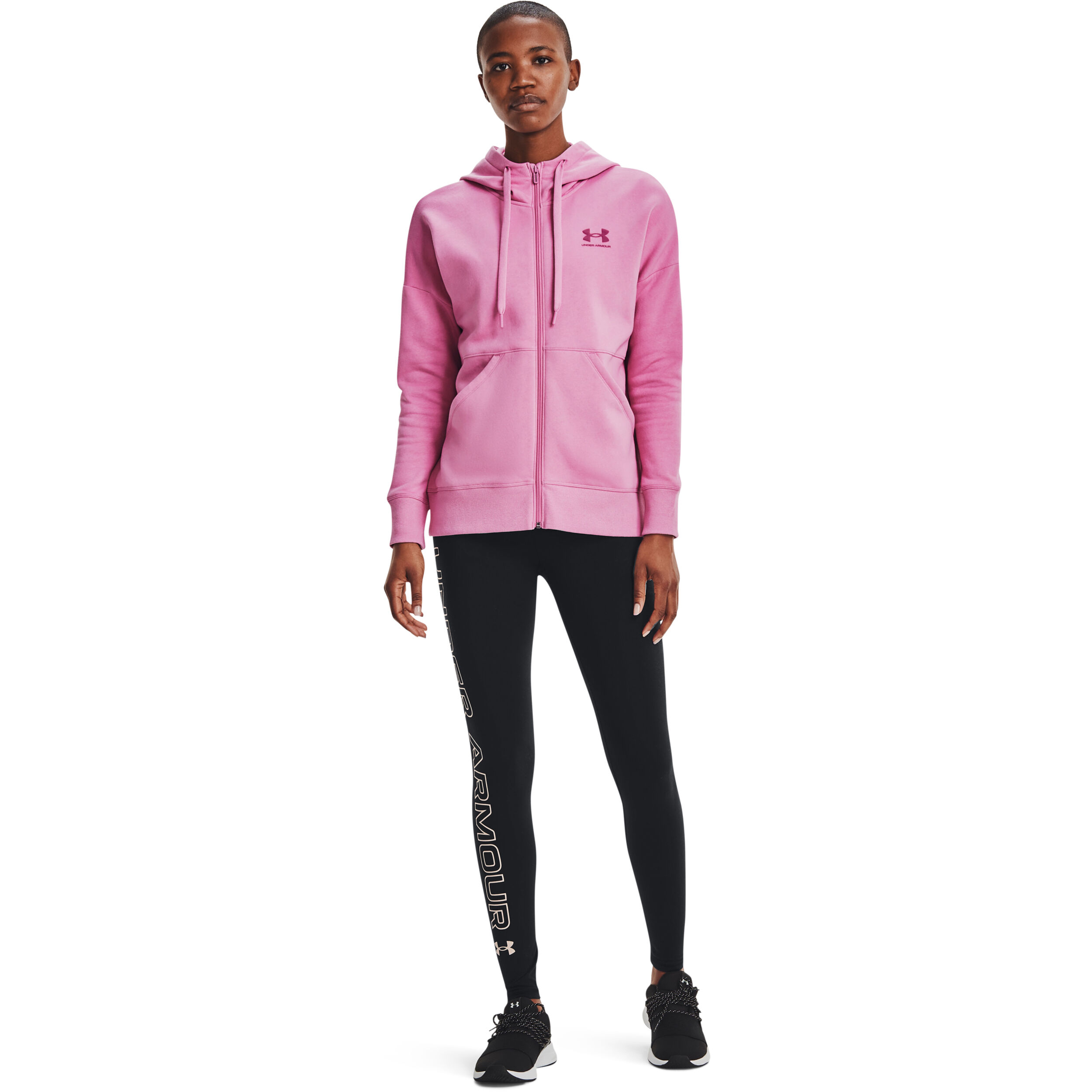 Rival Zip Hoodie Women Pink