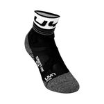 UYN Clothing UYN Runner's One Short Running Socks Women-Black,White