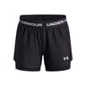 Tech Play Up 2in1 Shorts Girls-Black,White