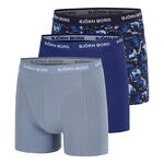 Björn Borg Clothing Björn Borg Cotton Stretch Boxer 3P Boxer Shorts Men-Blue Grey,Blue