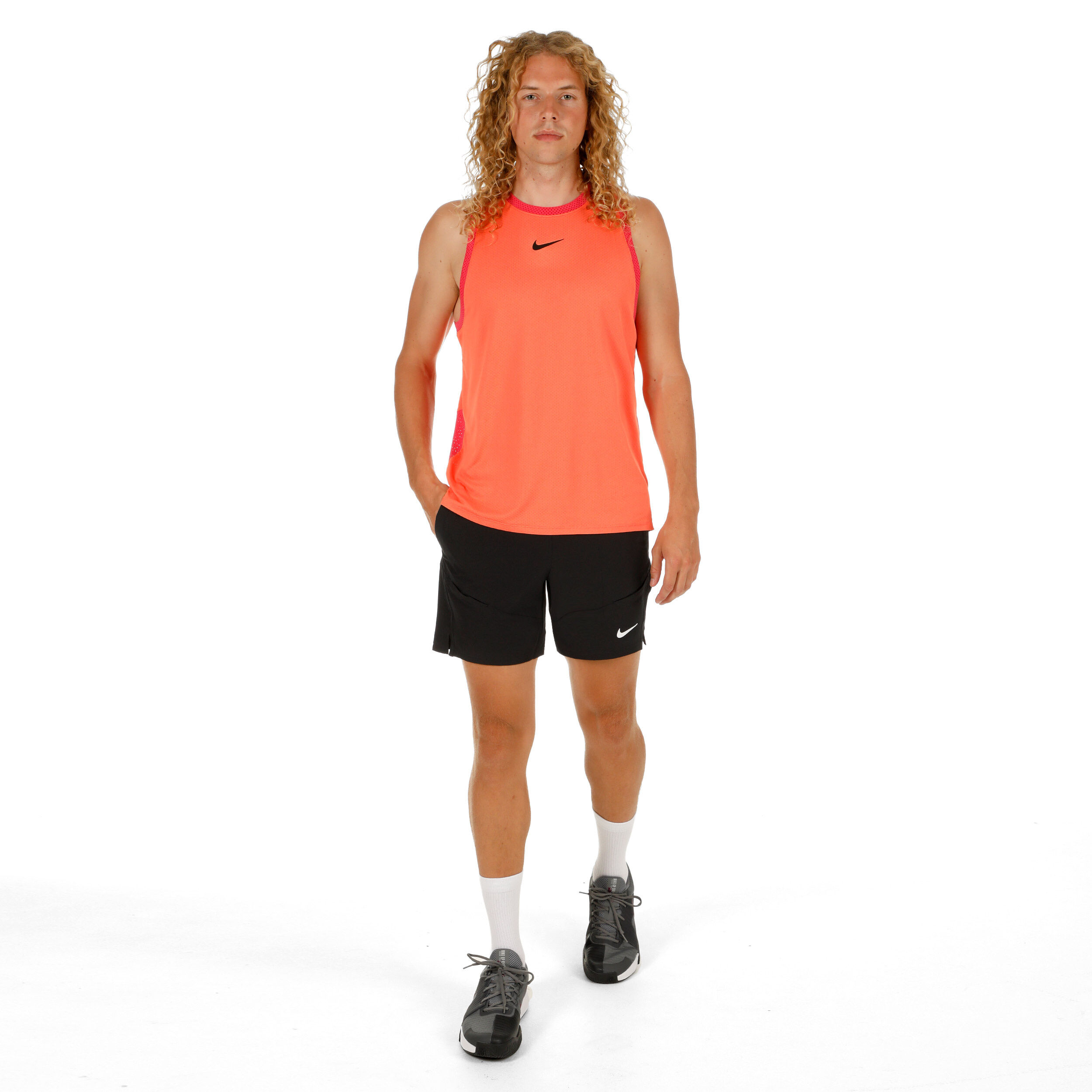 Nike Dri-Fit Slam Alcaraz NY Tank Top Men Orange, Pink | Tennis-Point