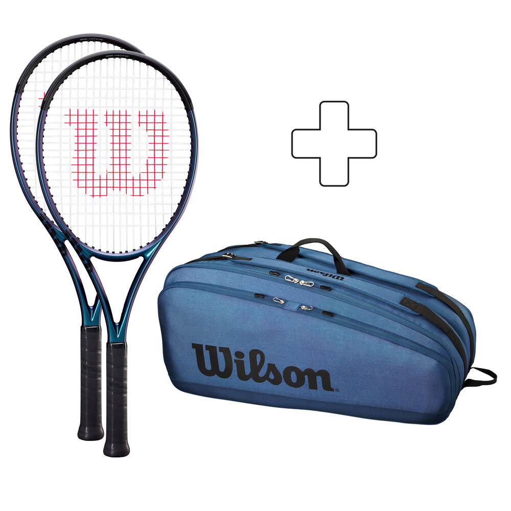 Wilson 2 X Ultra 100 V4.0 Plus Tennis Bag 2022