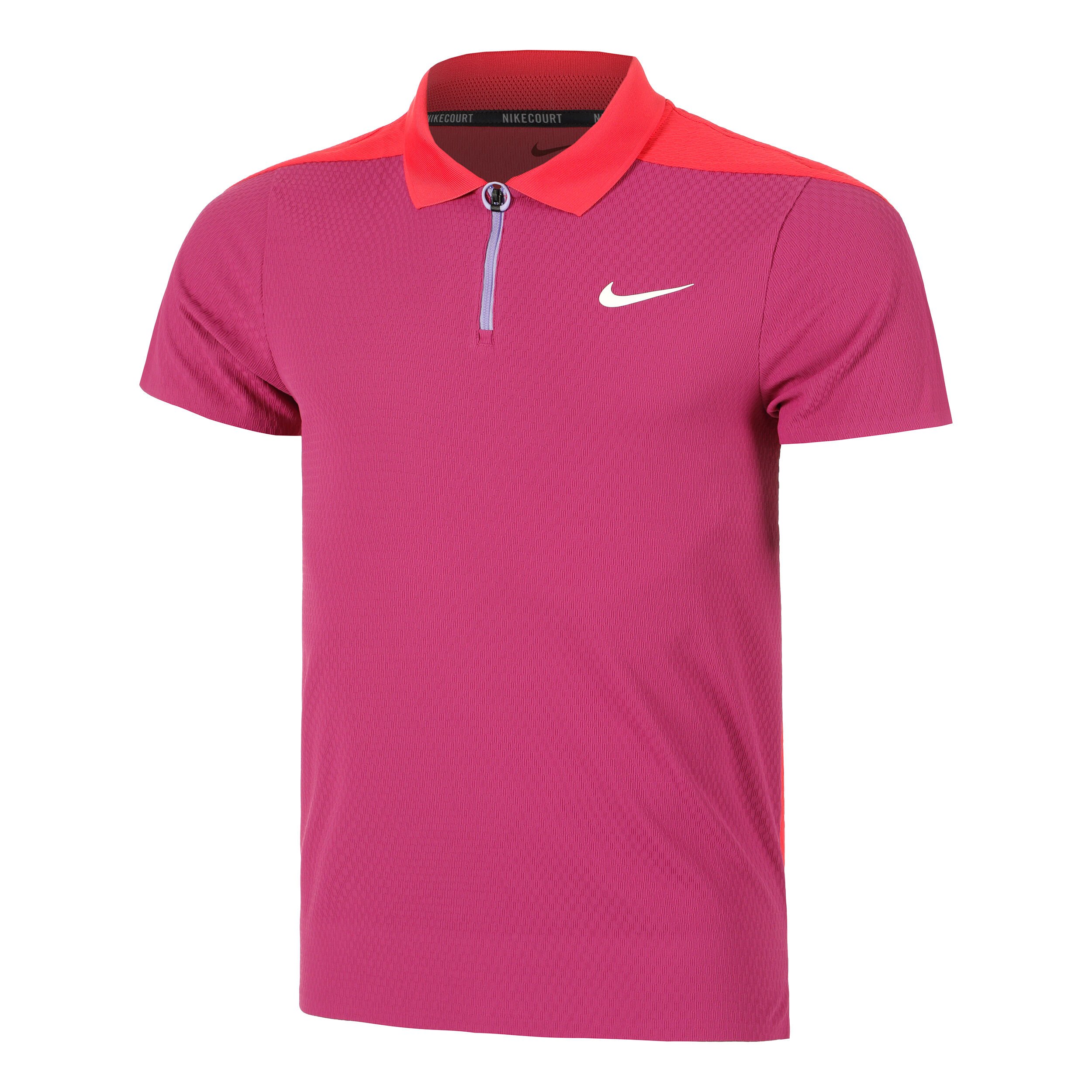 Pink dri fit polo top