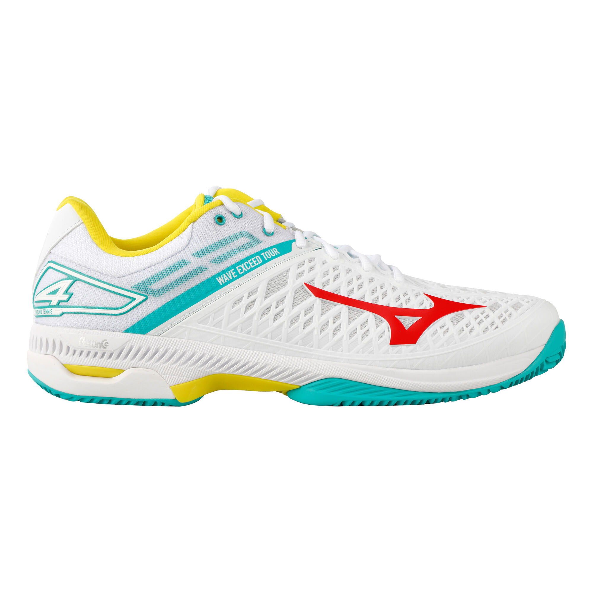 buy Mizuno Wave Exceed Tour 4 Clay Court Shoe Men - White, Multicoloured online | Tennis-Point